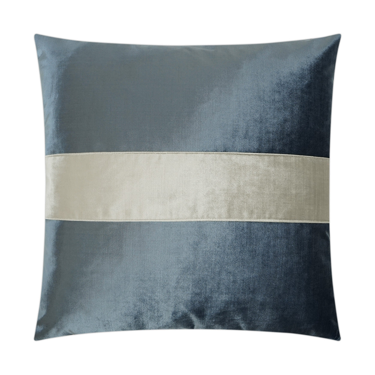 D.V. Kap Iridescence Band Baltic Blue Throw Pillow With Insert