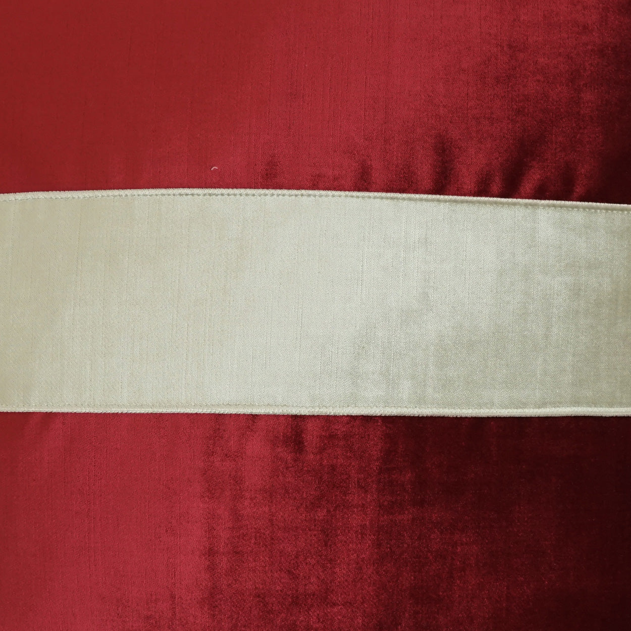 D.V. Kap Iridescence Band Ruby Red Throw Pillow With Insert
