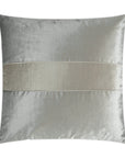 D.V. Kap Iridescence Band Silver Throw Pillow With Insert