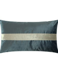 D.V. Kap Iridescence Band Lumbar Baltic Blue Throw Pillow With Insert