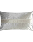 D.V. Kap Iridescence Band Lumbar Silver Throw Pillow With Insert