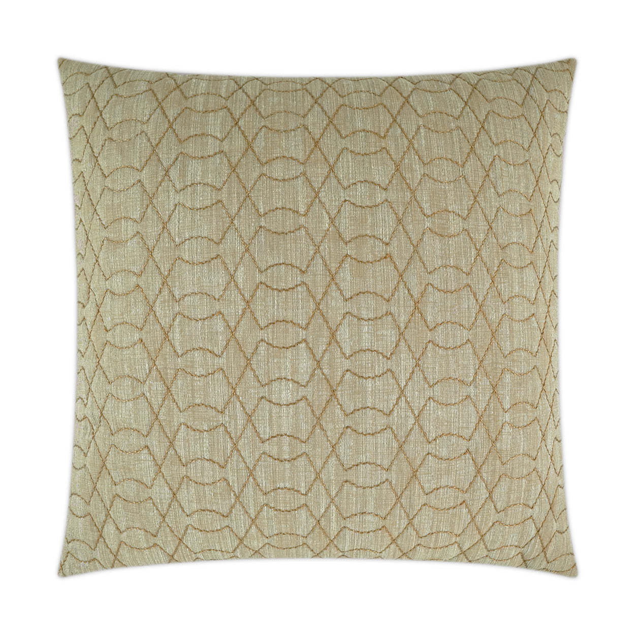 D.V. Kap Shipka Brass Brown Throw Pillow With Insert