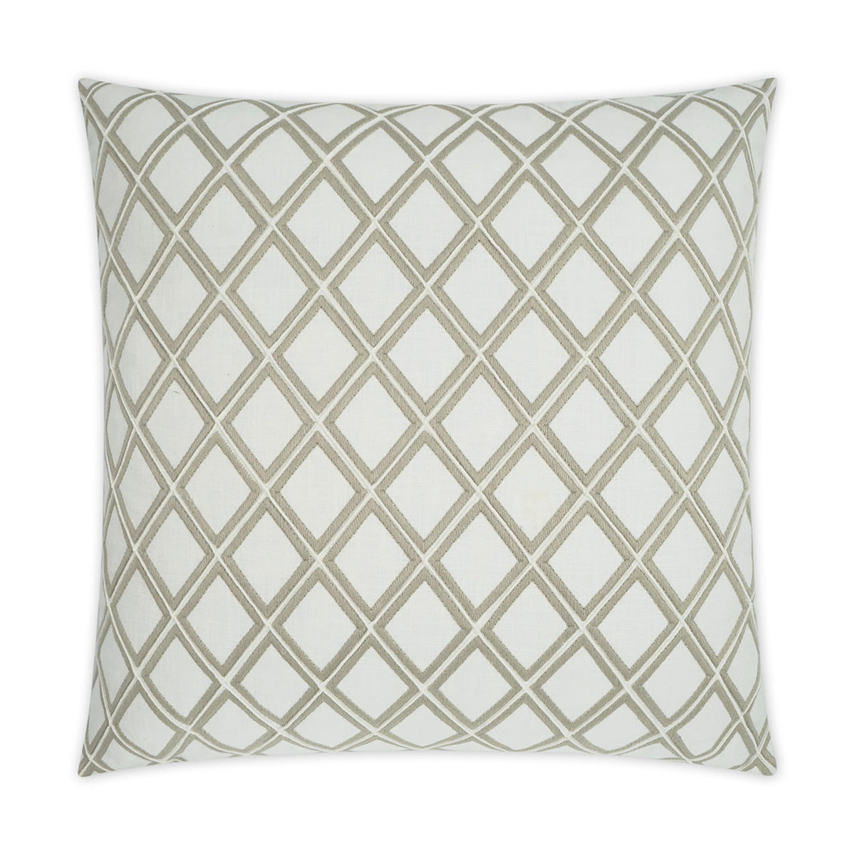 D.V. Kap Enhancer White Throw Pillow With Insert