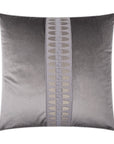 D.V. Kap Mati Velvet Grey Throw Pillow With Insert