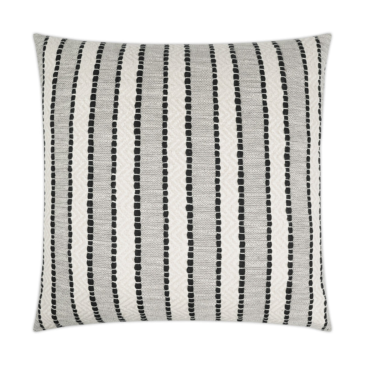 D.V. Kap Inca Trail Domino Black Throw Pillow With Insert