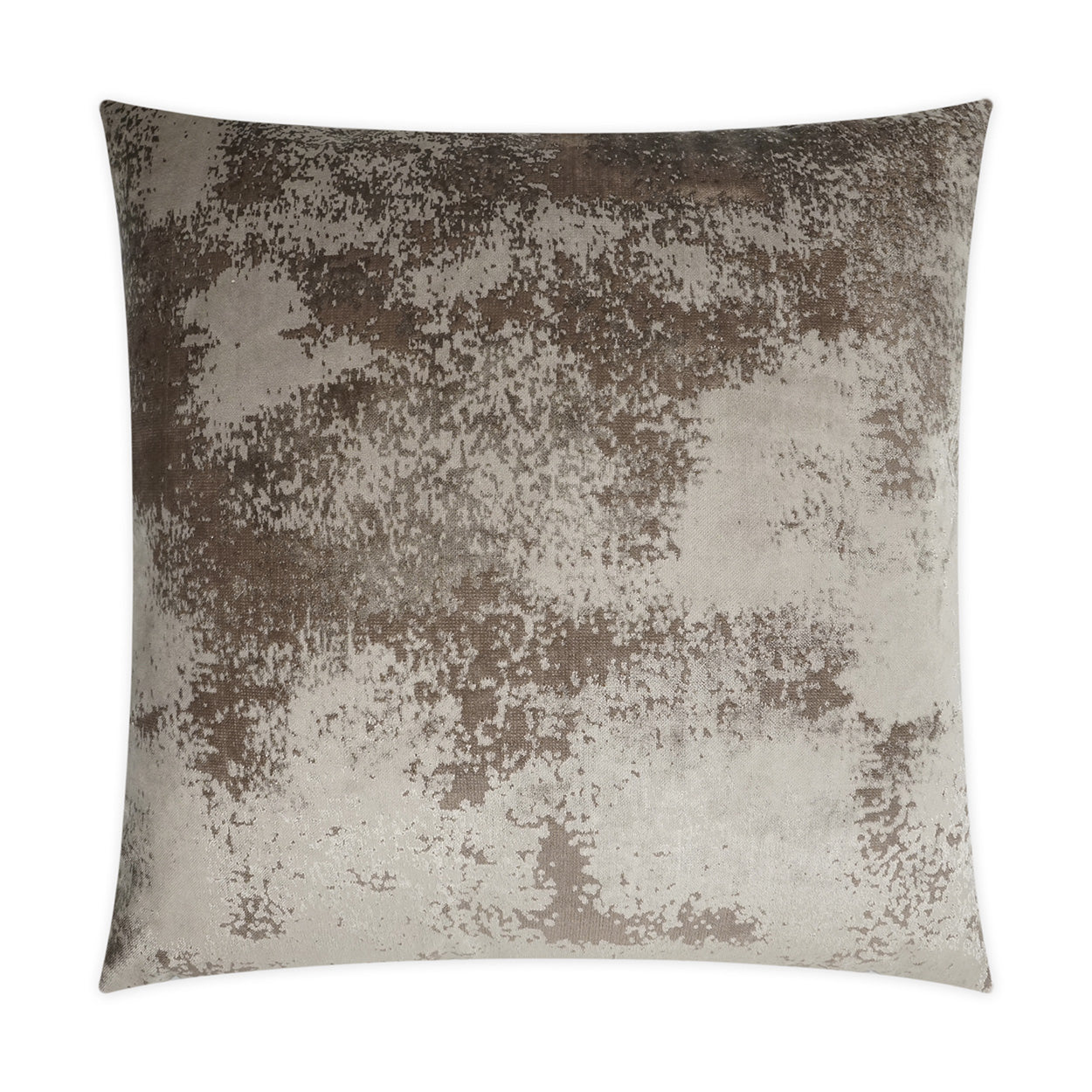 D.V. Kap Grated Taupe Throw Pillow With Insert