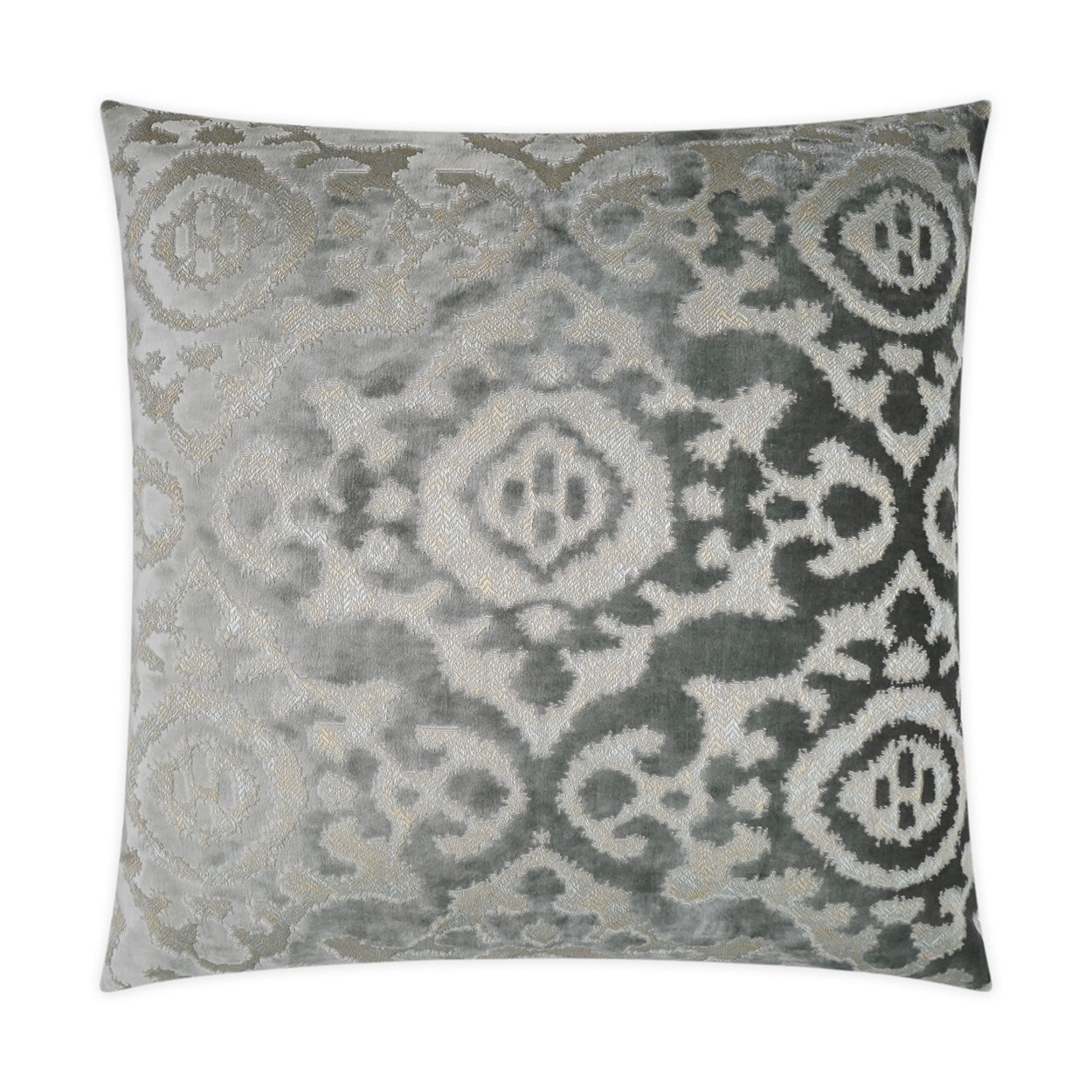 D.V. Kap Fretwork Grey Throw Pillow With Insert
