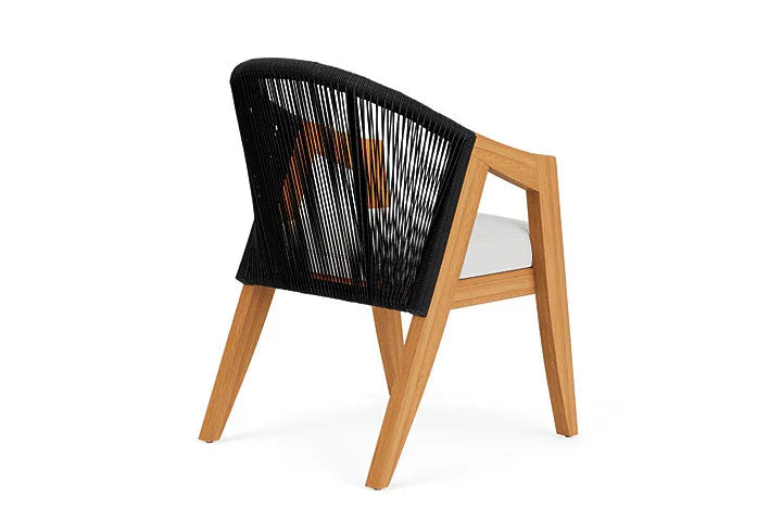 Lloyd Flanders Alpine Teak Wooden Outdoor Dining Armchair