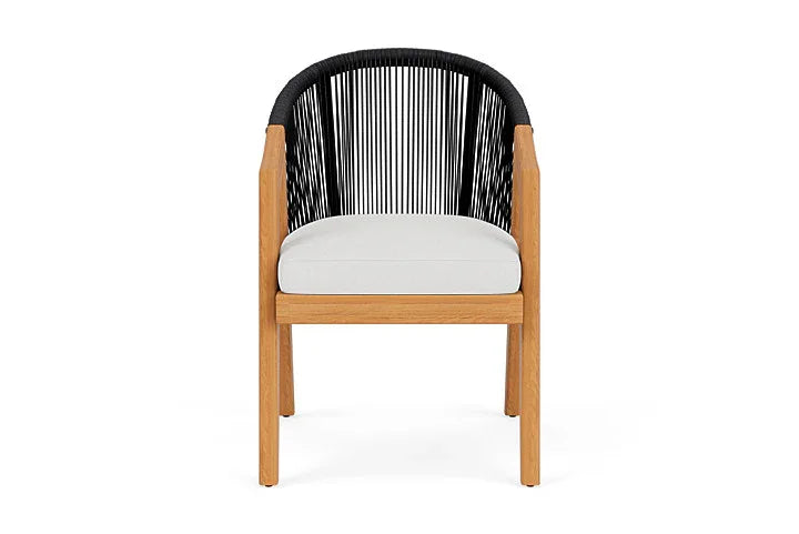 Lloyd Flanders Alpine Teak Wooden Outdoor Dining Armchair