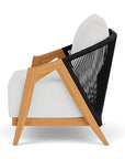 Lloyd Flanders Alpine Teak Wooden Outdoor Lounge Chair