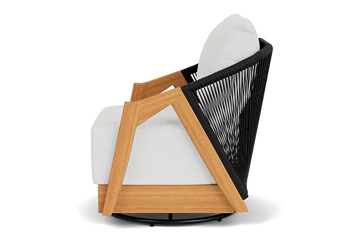 Lloyd Flanders Alpine Swivel Outdoor Lounge Chair