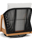 Lloyd Flanders Alpine Swivel Outdoor Lounge Chair