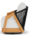 Lloyd Flanders Alpine Swivel Outdoor Lounge Chair