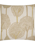 D.V. Kap Pando Parchment Brown Throw Pillow With Insert
