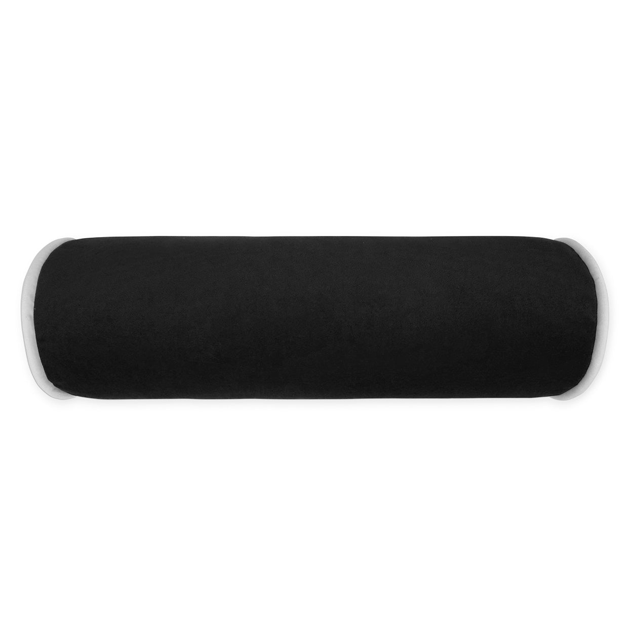 D.V. Kap Posh Roll Black Throw Pillow With Insert
