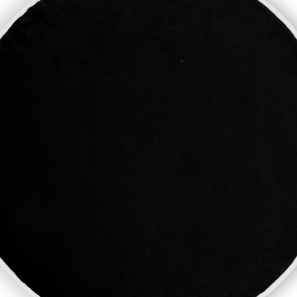 D.V. Kap Posh Circle Black Throw Pillow With Insert