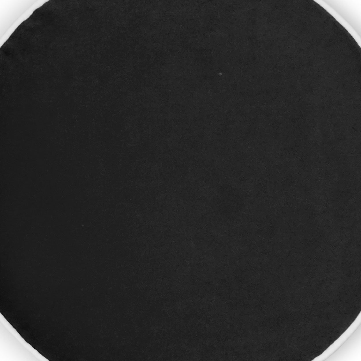 D.V. Kap Posh Circle Charcoal Black Throw Pillow With Insert