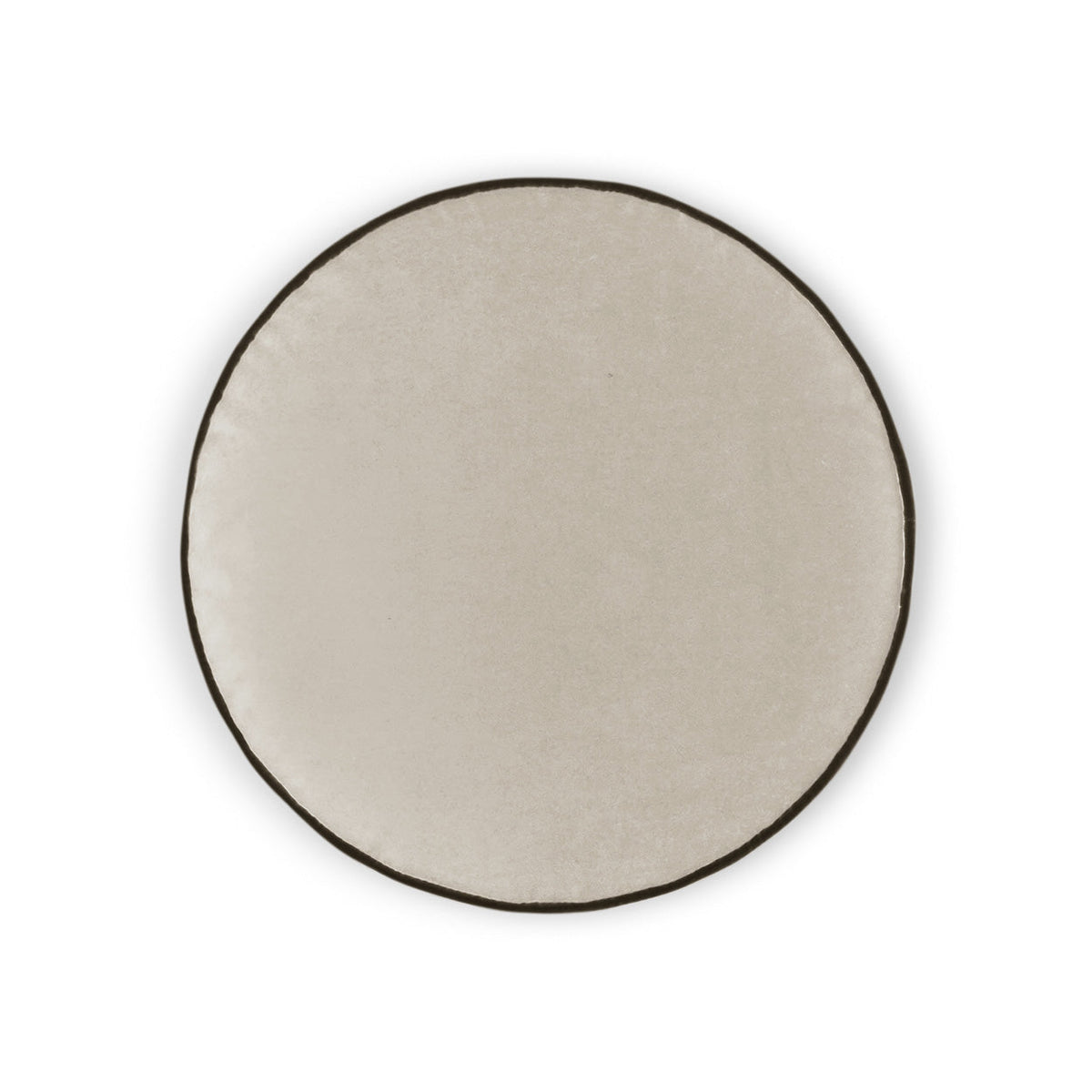 D.V. Kap Posh Circle Ivory Throw Pillow With Insert