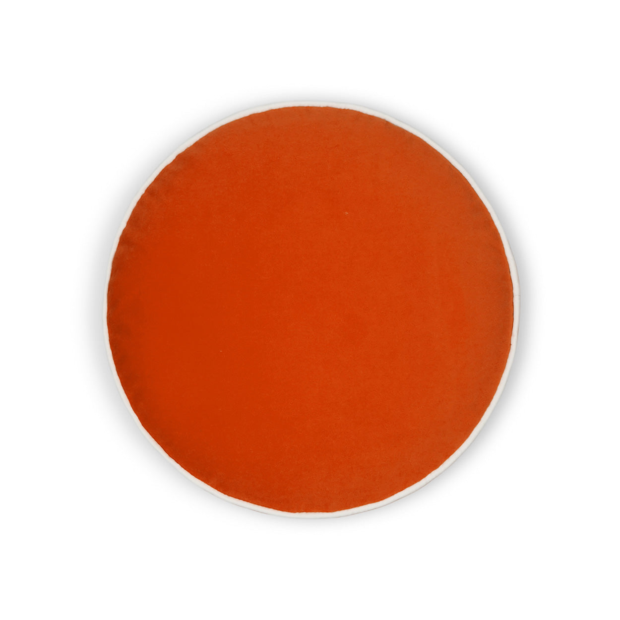 D.V. Kap Posh Circle Orange Throw Pillow With Insert