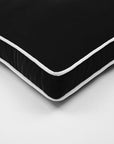 D.V. Kap Posh Box Black Throw Pillow With Insert