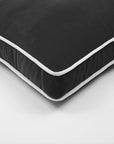 D.V. Kap Posh Box Charcoal Black Throw Pillow With Insert