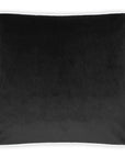 D.V. Kap Posh Box Charcoal Black Throw Pillow With Insert
