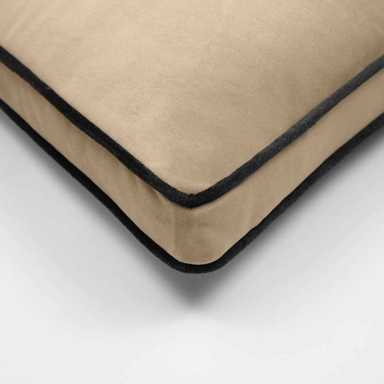D.V. Kap Posh Box Latte Brown Throw Pillow With Insert