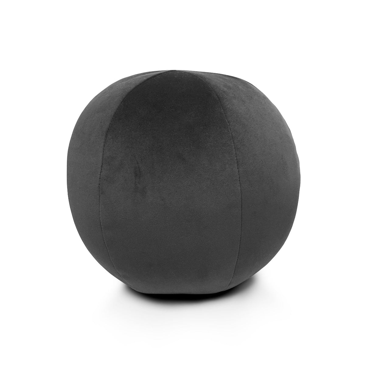 D.V. Kap Posh Ball Charcoal Grey Throw Pillow With Insert