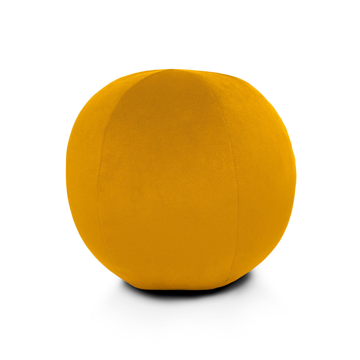 D.V. Kap Posh Ball Mustard Yellow Throw Pillow With Insert