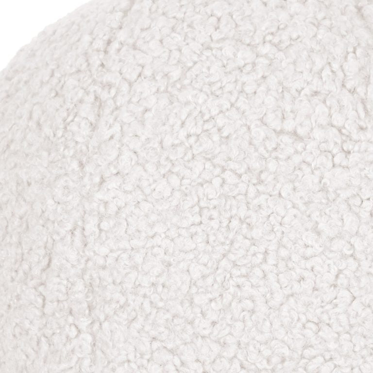 D.V. Kap Poodle Ball White White Throw Pillow With Insert
