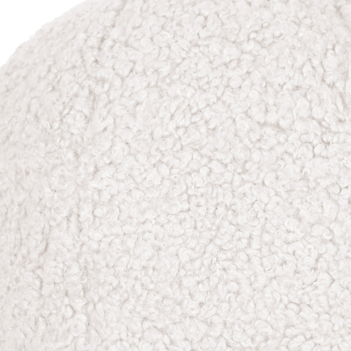 D.V. Kap Poodle Ball Cloud White Throw Pillow With Insert