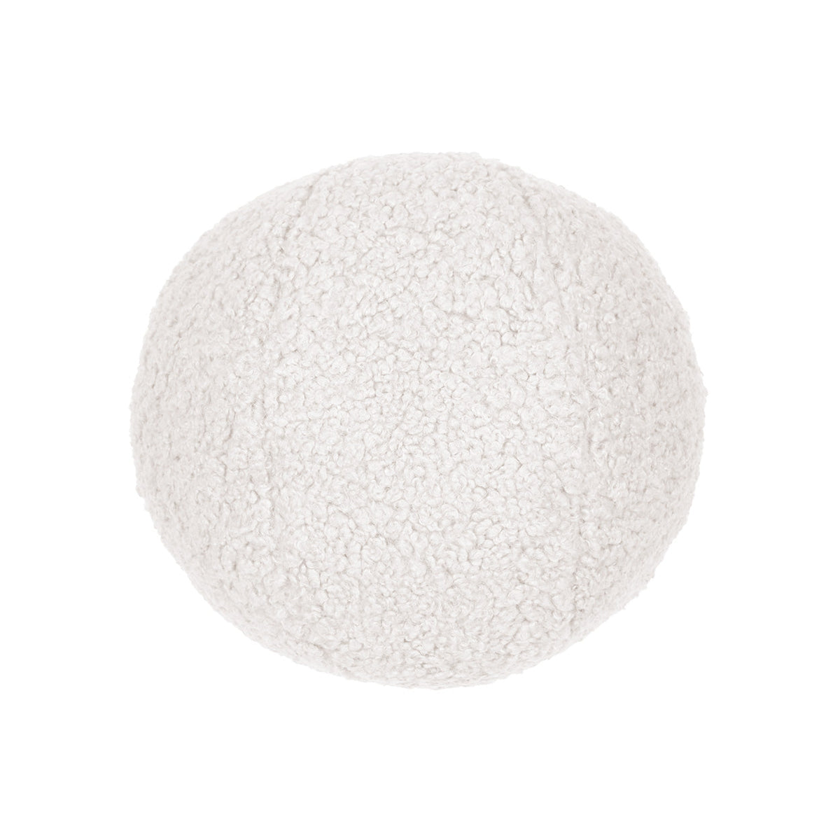 D.V. Kap Poodle Ball White White Throw Pillow With Insert