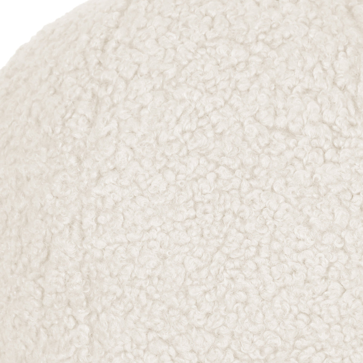 D.V. Kap Poodle Ball Off-White Throw Pillow With Insert