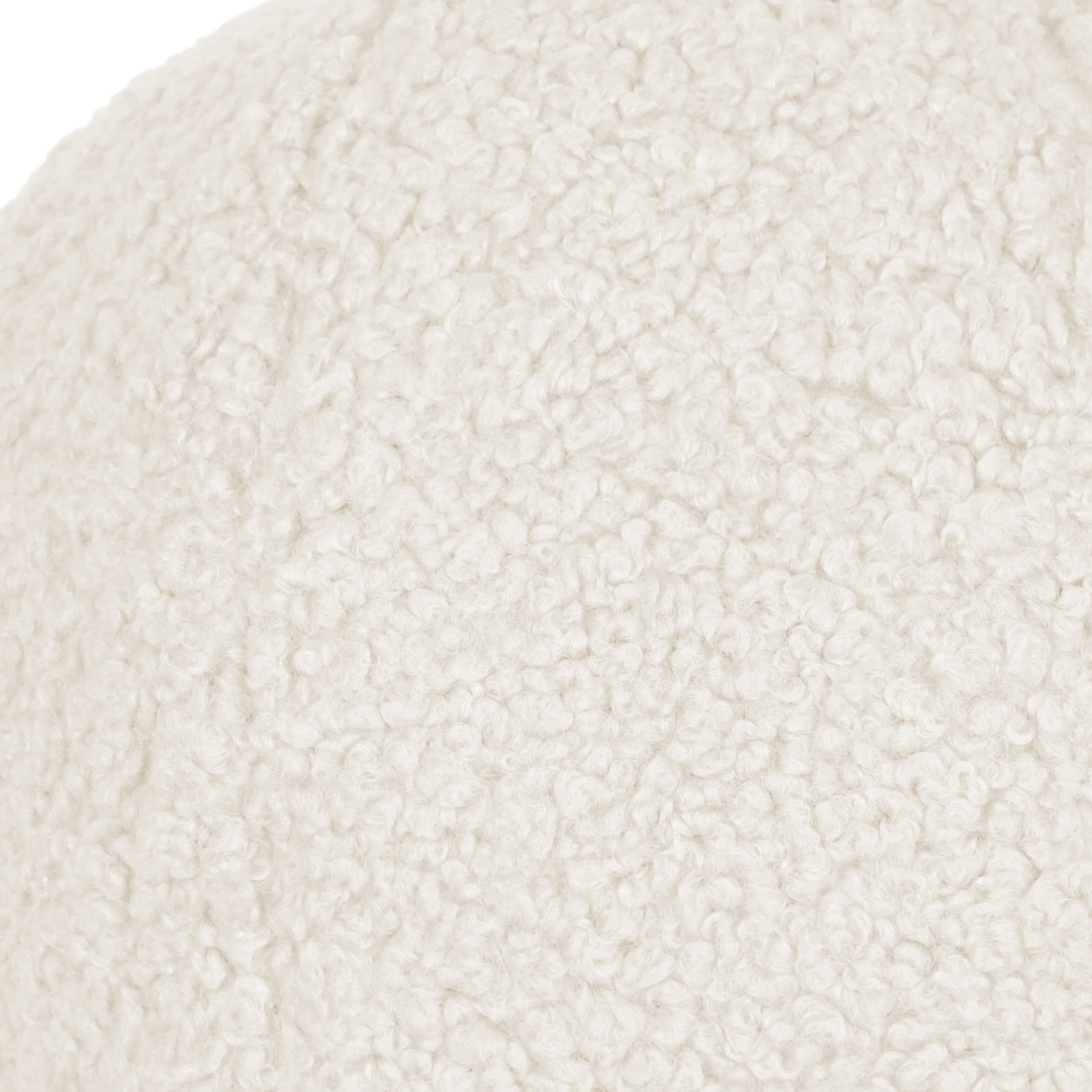 D.V. Kap Poodle Ball Ivory Throw Pillow With Insert