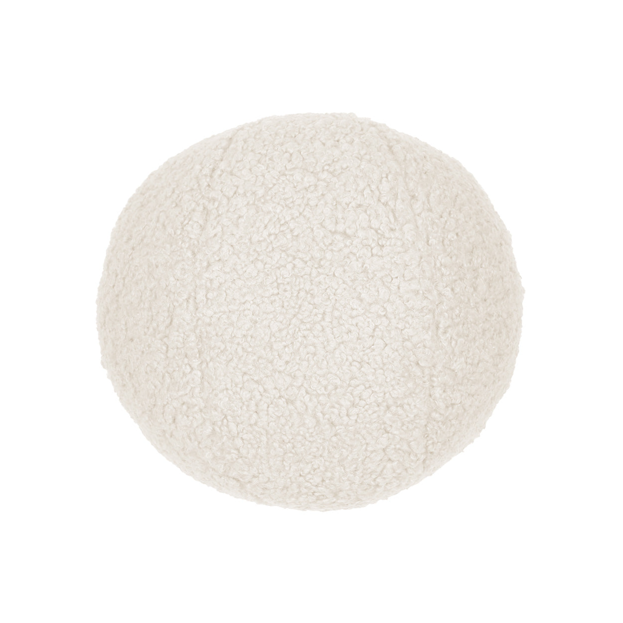 D.V. Kap Poodle Ball Off-White Throw Pillow With Insert