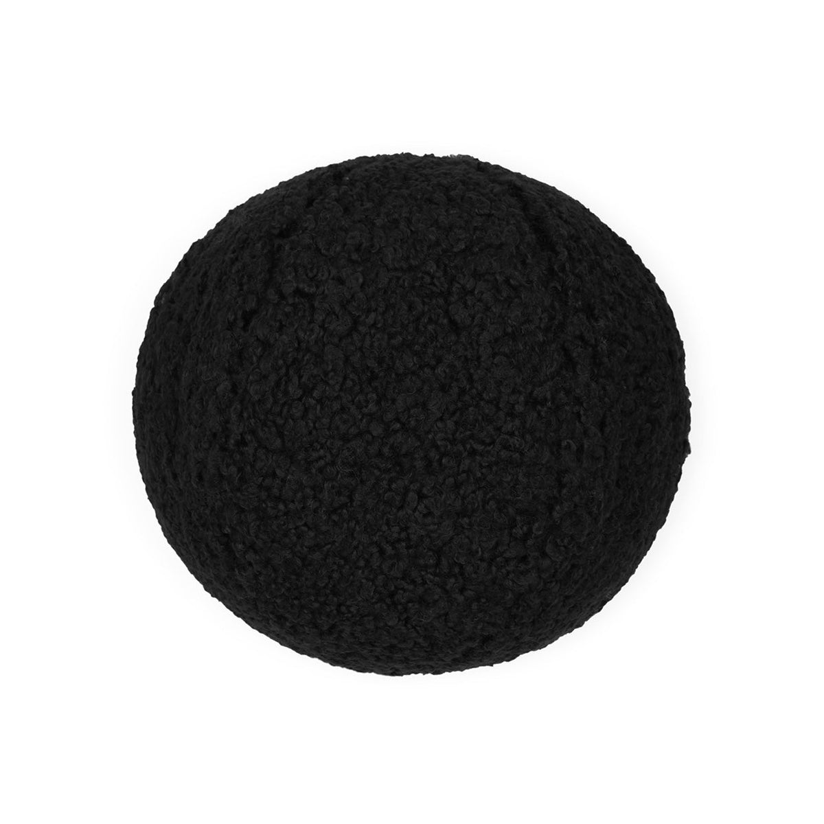 D.V. Kap Poodle Ball Black Throw Pillow With Insert