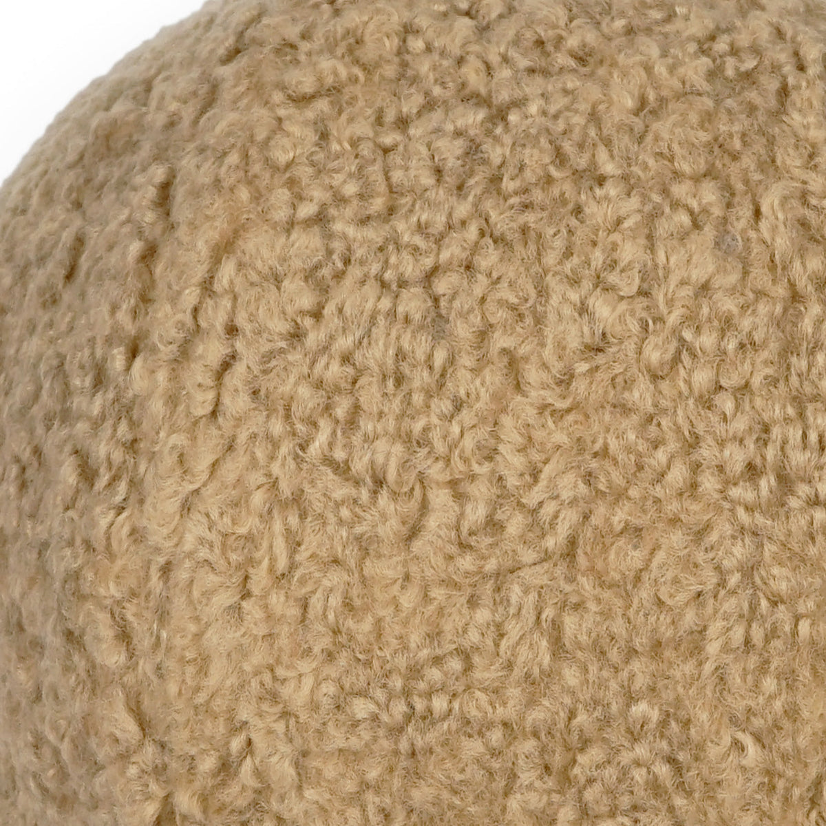 D.V. Kap Poodle Ball Latte Brown Throw Pillow With Insert