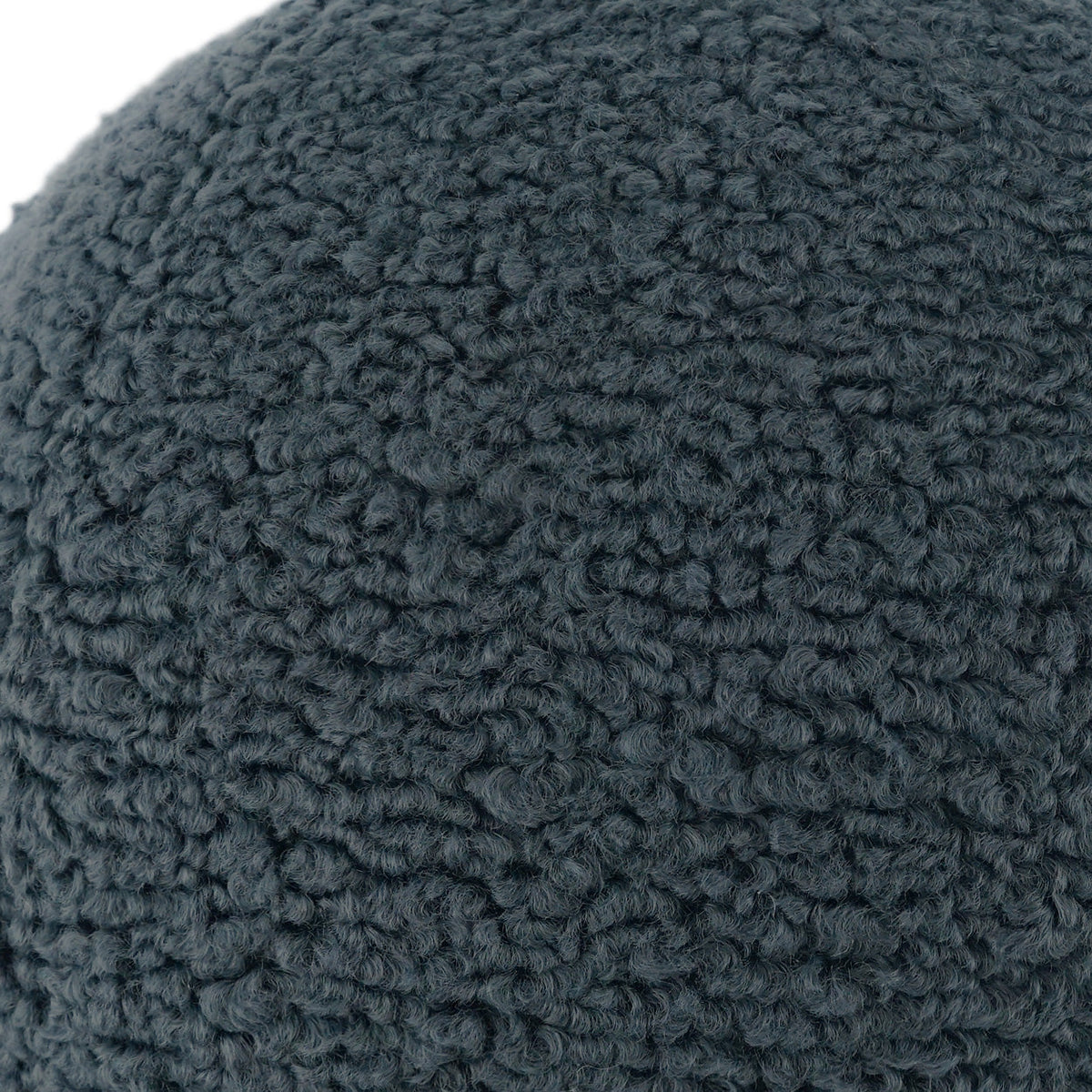 D.V. Kap Poodle Ball Mineral Grey Throw Pillow With Insert