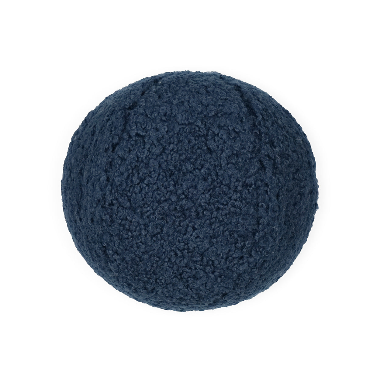 D.V. Kap Poodle Ball 10" Navy Blue Throw Pillow With Insert