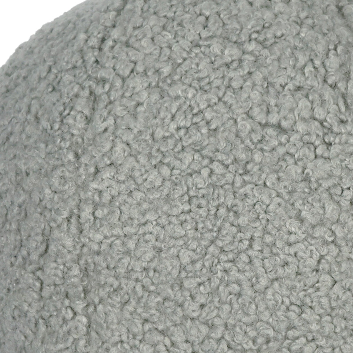 D.V. Kap Poodle Ball Grey Grey Throw Pillow With Insert