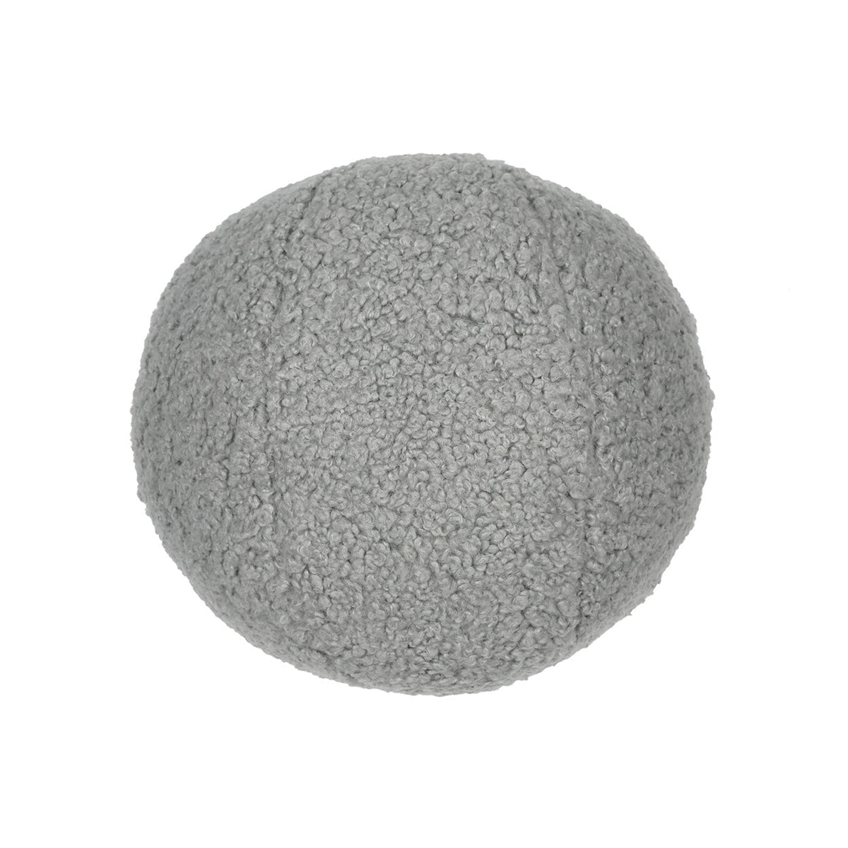 D.V. Kap Poodle Ball Grey Grey Throw Pillow With Insert