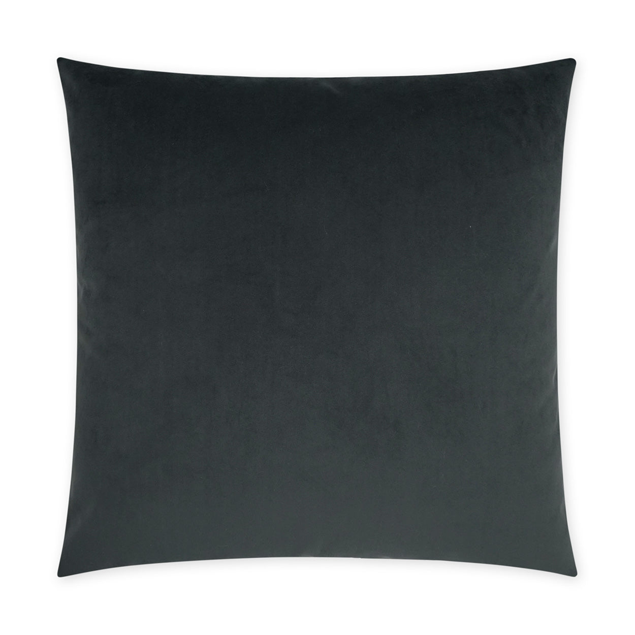 D.V. Kap Posh Duo Charcoal Grey Throw Pillow With Insert