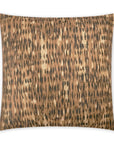 D.V. Kap Tonga Ginger Brown Throw Pillow With Insert