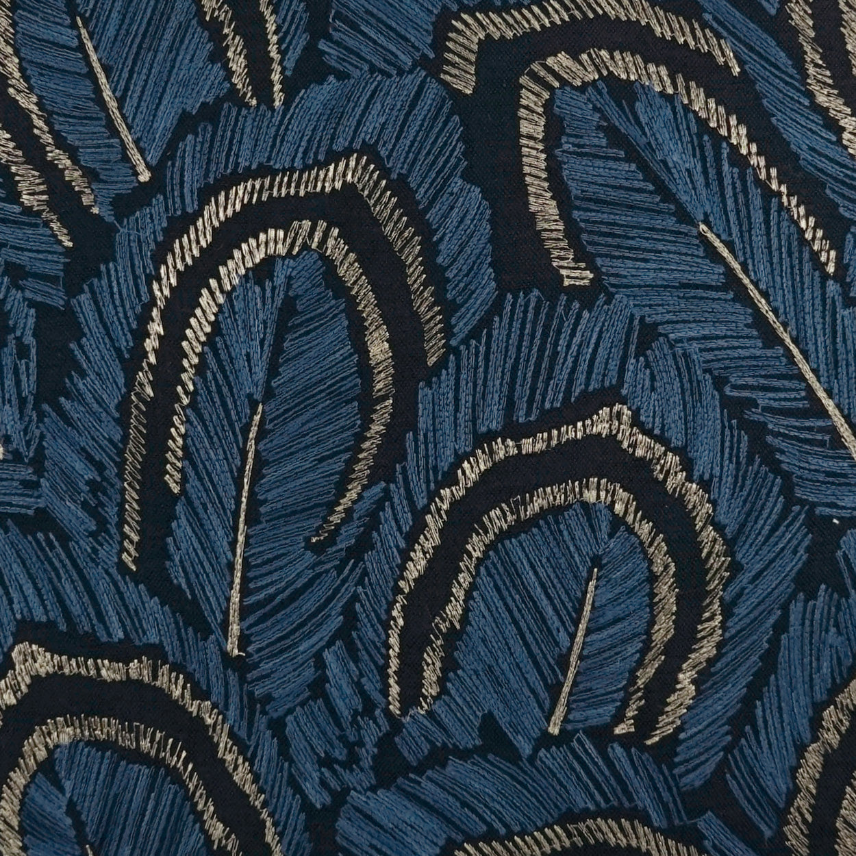 D.V. Kap Plumage Blue Throw Pillow With Insert