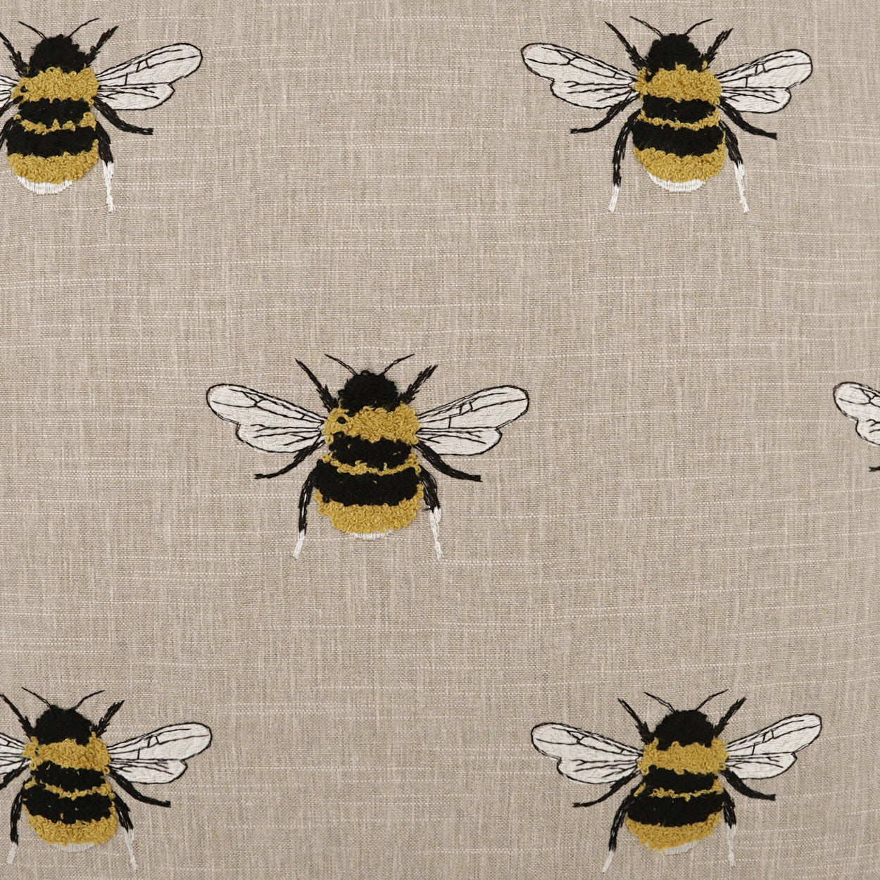 D.V. Kap Busy Bee Linen Brown Throw Pillow With Insert