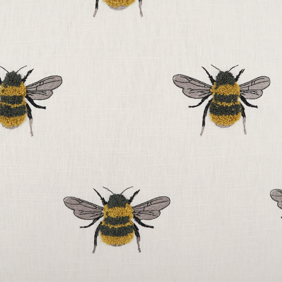 D.V. Kap Busy Bee White Throw Pillow With Insert