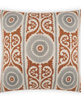 D.V. Kap Selma Rust Grey Throw Pillow With Insert