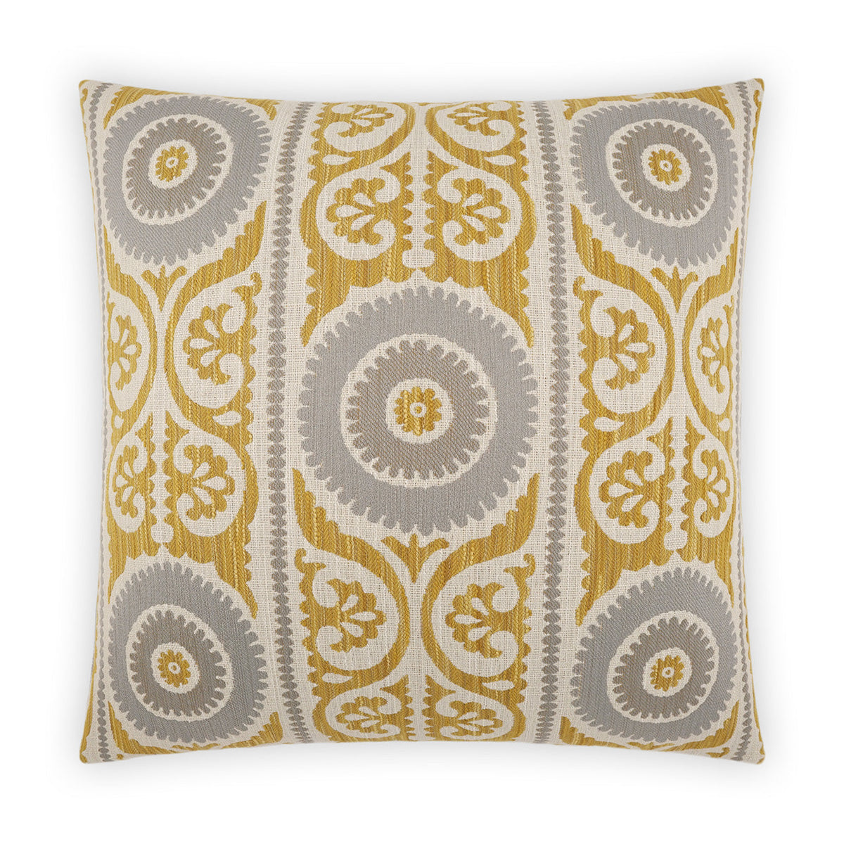 D.V. Kap Selma Sunflower Brown Throw Pillow With Insert