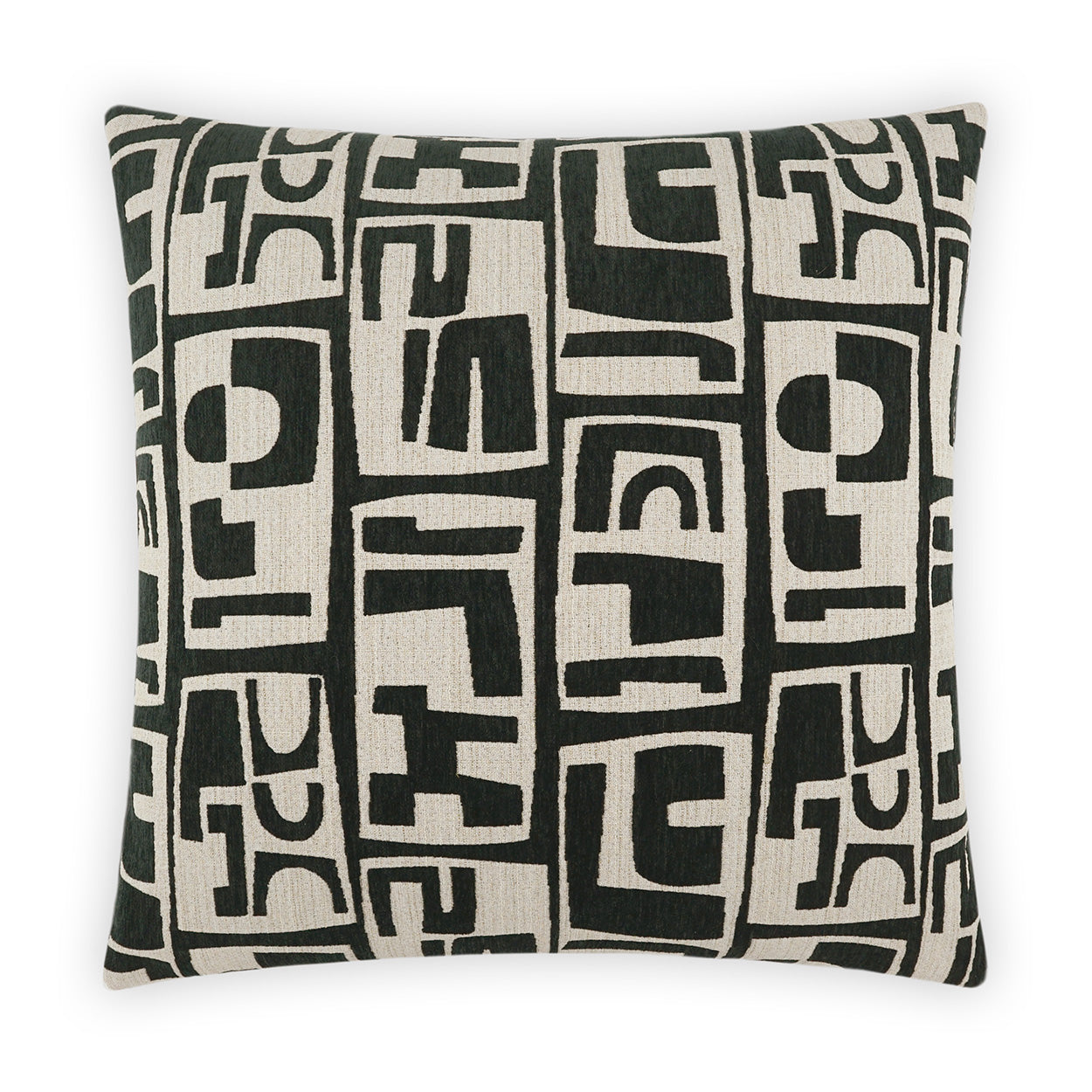 D.V. Kap Toro Charcoal Black Throw Pillow With Insert