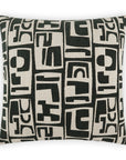 D.V. Kap Toro Charcoal Black Throw Pillow With Insert